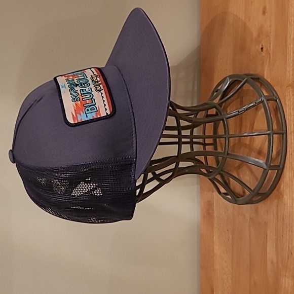 Troll Co. Clothing Other - TROLL CO. CLOTHING Support Blue Collar Adjustable Snapback Meshback Trucker Cap